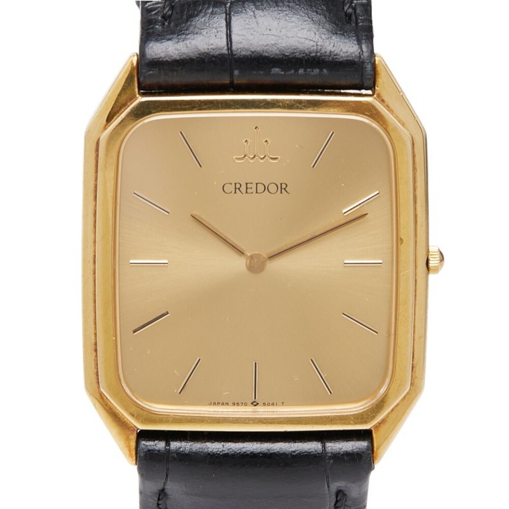 Seiko Credor Vintage Watch, Aftermarket Strap, Model 9570-5040, Quartz, Gold ...